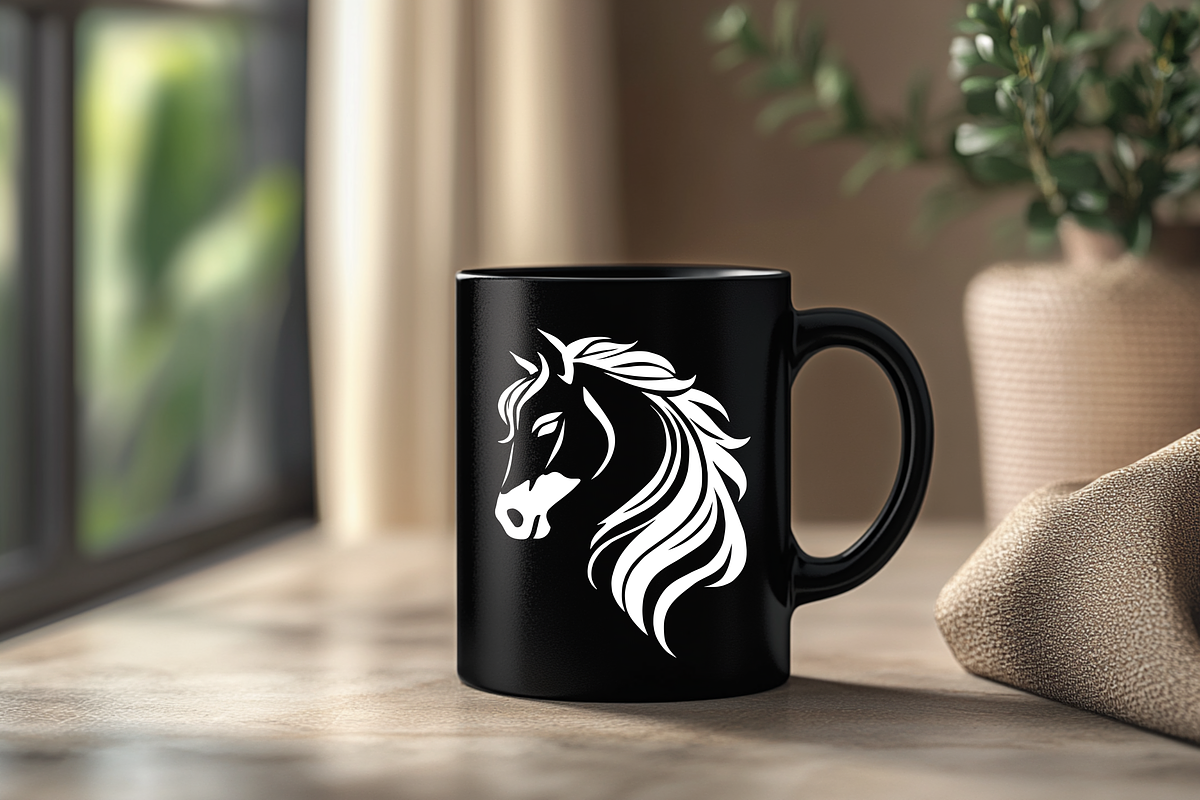 Horse Logo SVG| Cutting File| Horse, an Illustration by DesignHub (Photo 3 of 3)