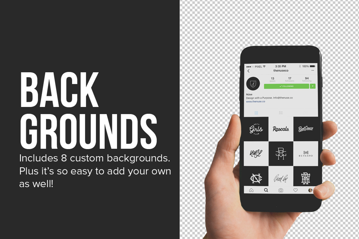 iPhone 7+ Mock Up - High Resolution, an iPhone Mockup by Pixel Sauce™ (Photo 3 of 5)