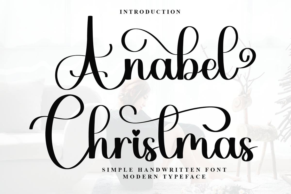 Anabel Christmas, a Handwritten Font by InermediaSTUDIO (Photo 1 of 7)