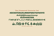 Chopwood Rough Woodcut Display Font, a Blackletter Font by Graphic Spirit (Thumbnail 2 of 8)
