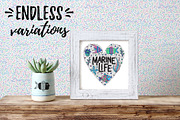 Marine Life, a Pattern Graphic by Pippi Draws (Thumbnail 7 of 9)
