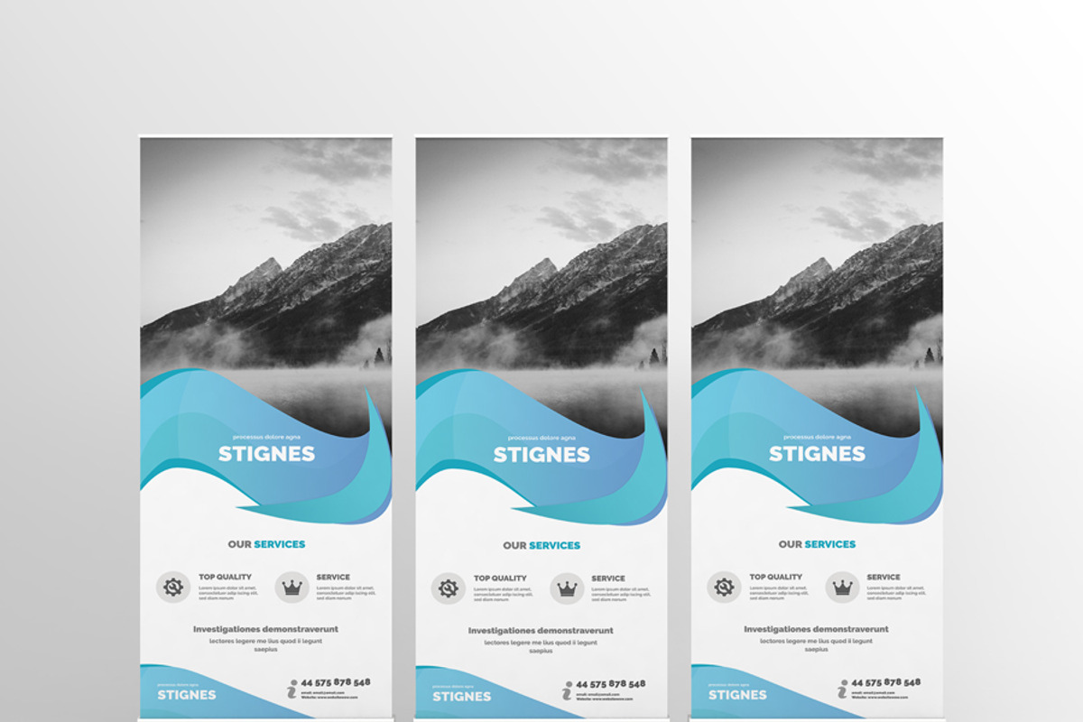 Business Roll Up Banner Template, a Flyer Template by Creative Shop (Photo 2 of 4)