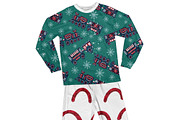 Christmas Set- “Toy Train Adventure”, a Pattern Graphic by D.O.C Gallery by Carla (Thumbnail 6 of 12)