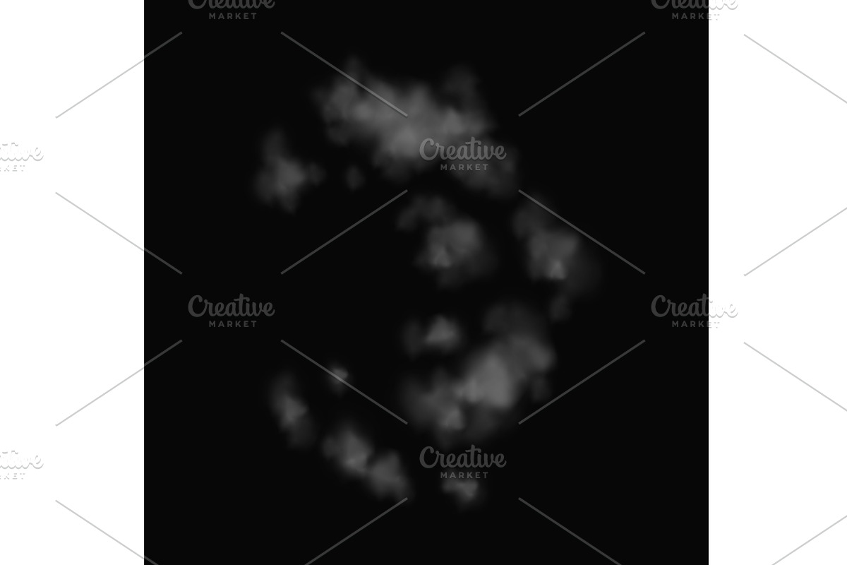 Texture of Gunshot Smoke Cloud, an Illustration by Things for designers