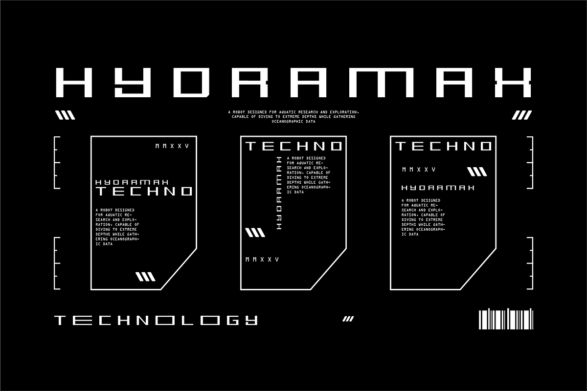 Netrox - Futuristic Display Font, a Sans Serif Font by Typeagle (Photo 6 of 11)