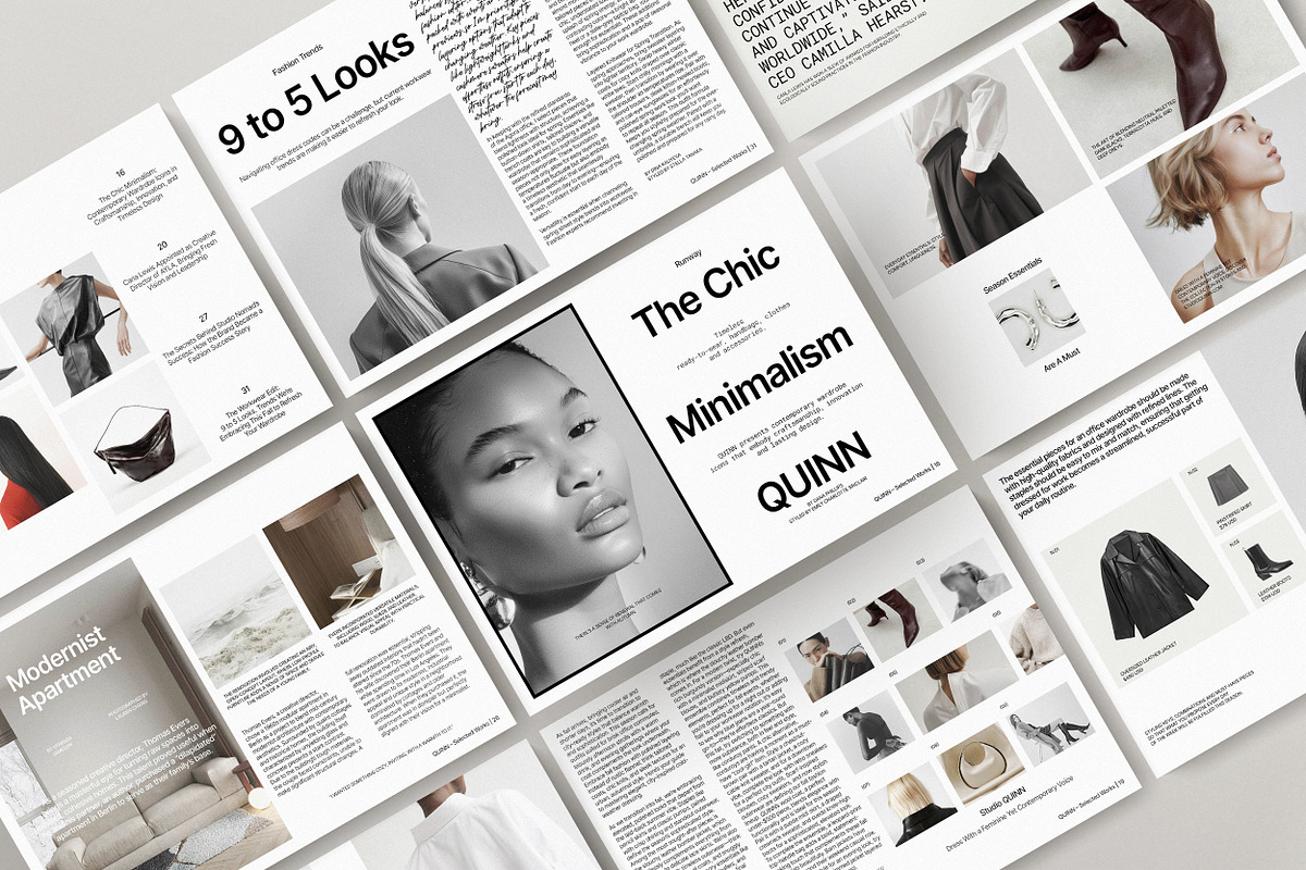 QUINN / Landscape Portfolio Template, a Brochure Template by Studio Dara (Photo 15 of 20)