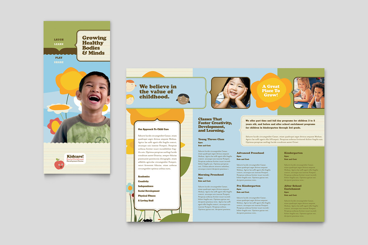 Preschool Brochure Template, a Brochure Template by StockLayouts (Photo 4 of 4)