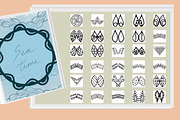 Boho brushes set with stamps, a Brush Add-On by Big Bundles Shop (Thumbnail 30 of 32)