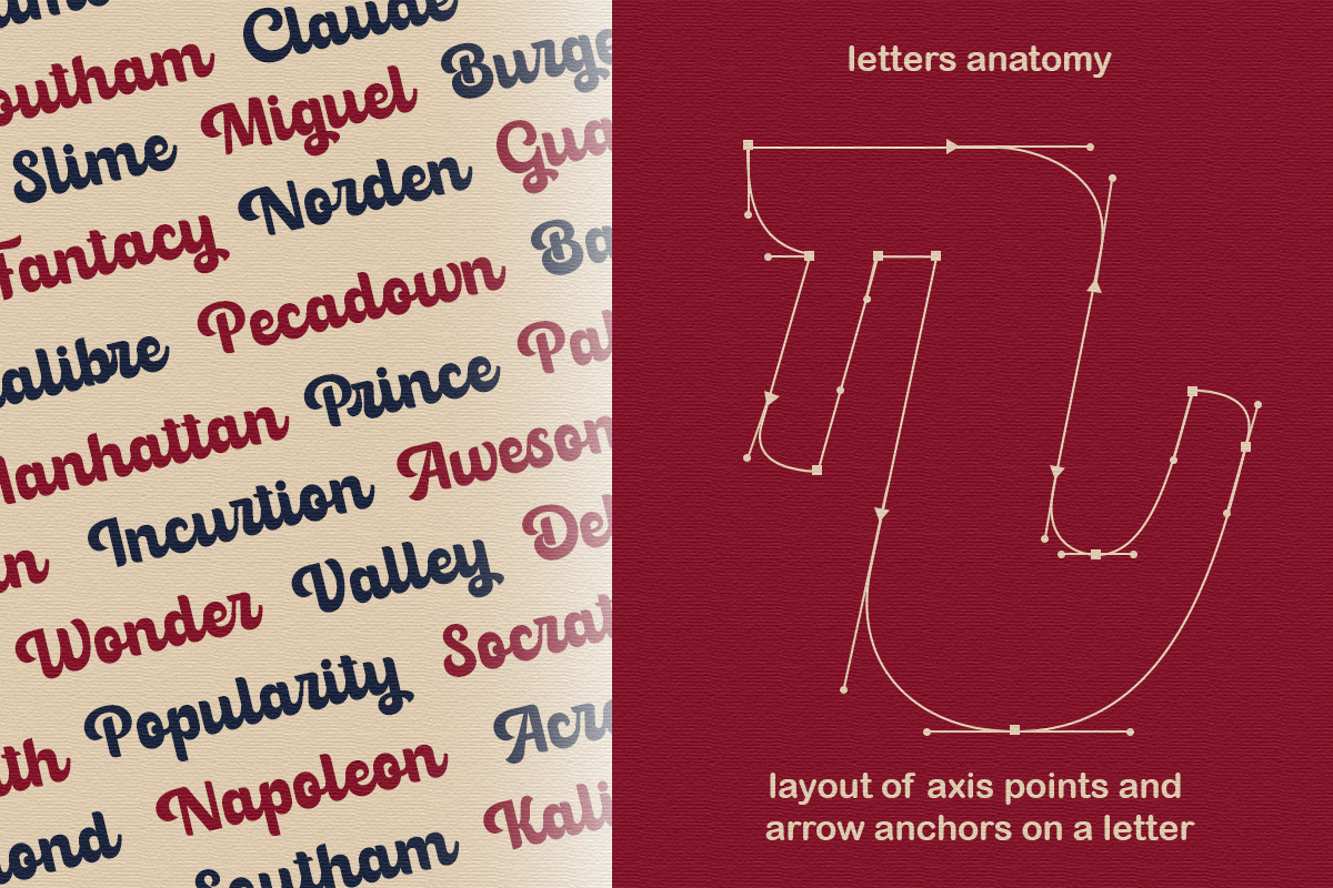 Certain - Bold Script, a Script Font by Letter Fresh (Photo 4 of 12)
