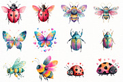 Spring Insect Clipart, an Illustration by Designworld (Thumbnail 4 of 5)