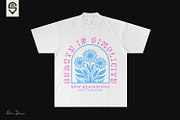 Beautiful Floral Quote T-shirt, a Graphic by shaondesigns (Thumbnail 2 of 4)
