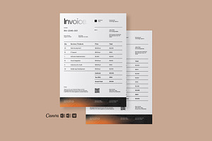 Invoice Template - Gradeent, a Stationery Template by fakhroo