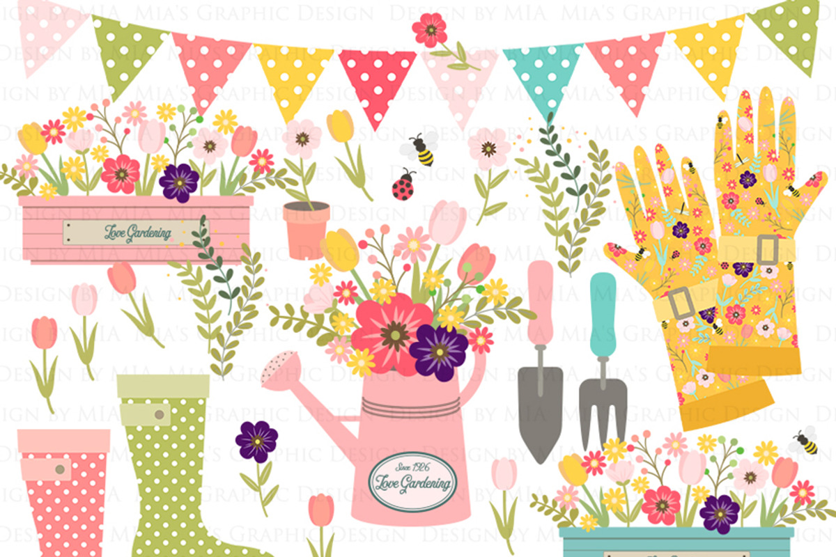 Blooming Garden, Flower, an Illustration by Mia's Graphic Design (Photo 4 of 10)