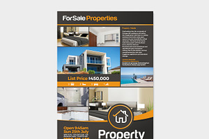 A4 Real Estate Poster Template 3