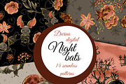 Halloween bats patterns, a Pattern Graphic by DarinaDigital (Thumbnail 1 of 6)
