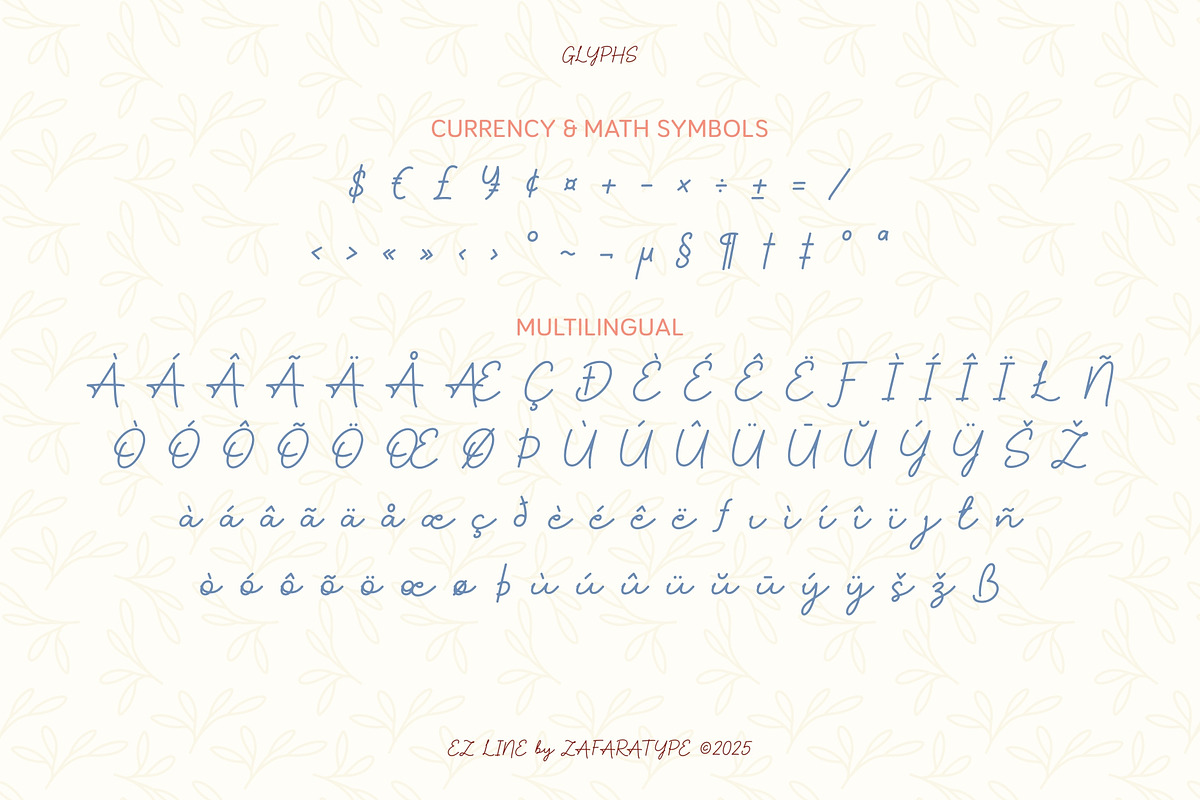 EZ Calestra, a Handwritten Font by Zafara Studios (Photo 4 of 6)