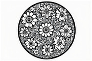 Laser Cut Floral Mandala Bundle, an Illustration by Gfx_Store (Thumbnail 7 of 9)