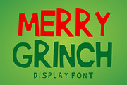 Merry Grinch, a Handwritten Font by Fourteen Letter (Thumbnail 1 of 6)