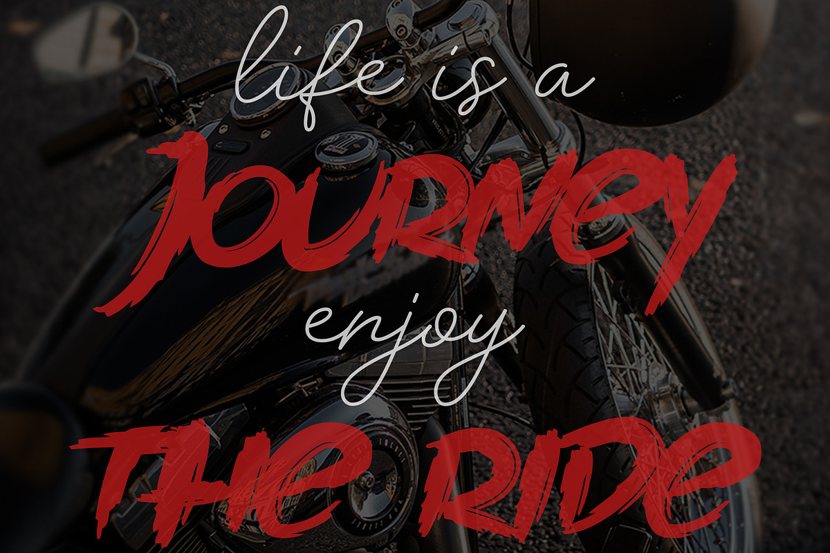 The Bronkids // Brush Font preview 7