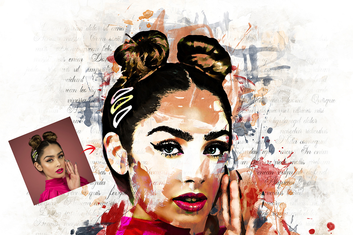 Mixed Art photo Effect, an Action Add-On by MRI STUDIO (Photo 4 of 15)