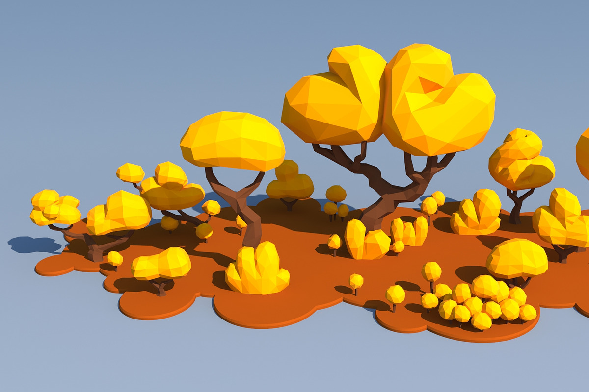Trees And Bushes, an Environmental 3D Model by Saintpix (Photo 4 of 35)