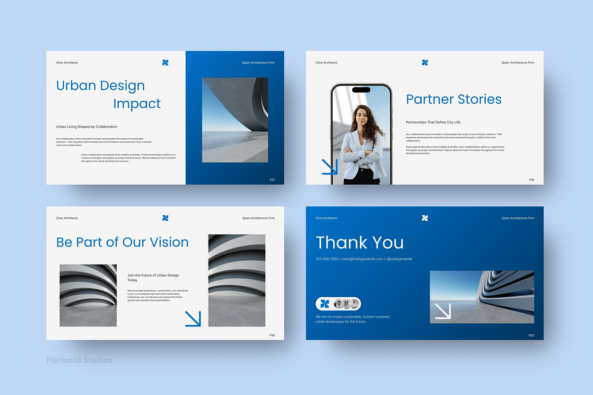 Architecture Business Profile, a Presentation Template by FIBRINOSÄ (Photo 7 of 9)