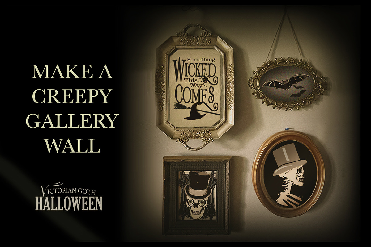 Victorian Goth Halloween, a Seasonal Illustration by WhiteRiverStudio (Photo 4 of 8)