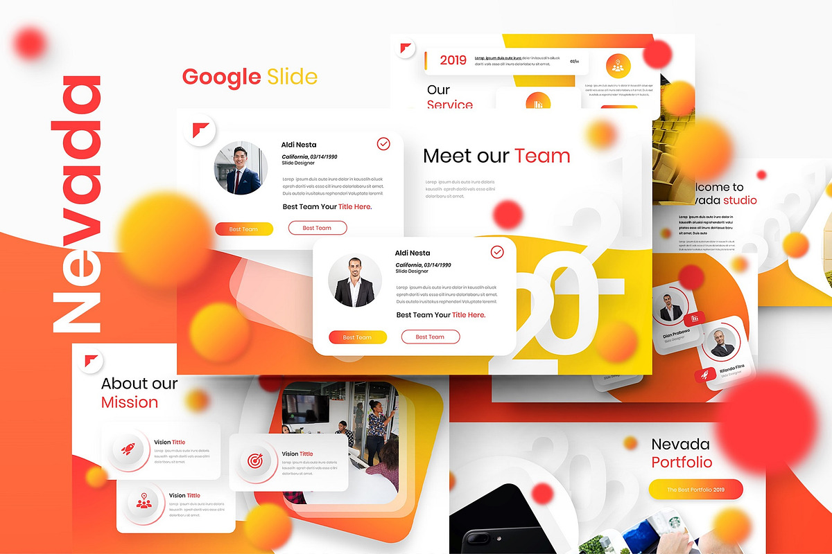 Nevada - Business Google Slide Templ, a Presentation Template by Dens Creative Studio (Photo 1 of 6)