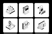 Coding Isometric Illustrations, a Technology Illustration by Vectors Market (Thumbnail 10 of 12)