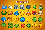 Casual Game Basic Icons Set, an Icon by Vectricity Designs (Thumbnail 3 of 4)