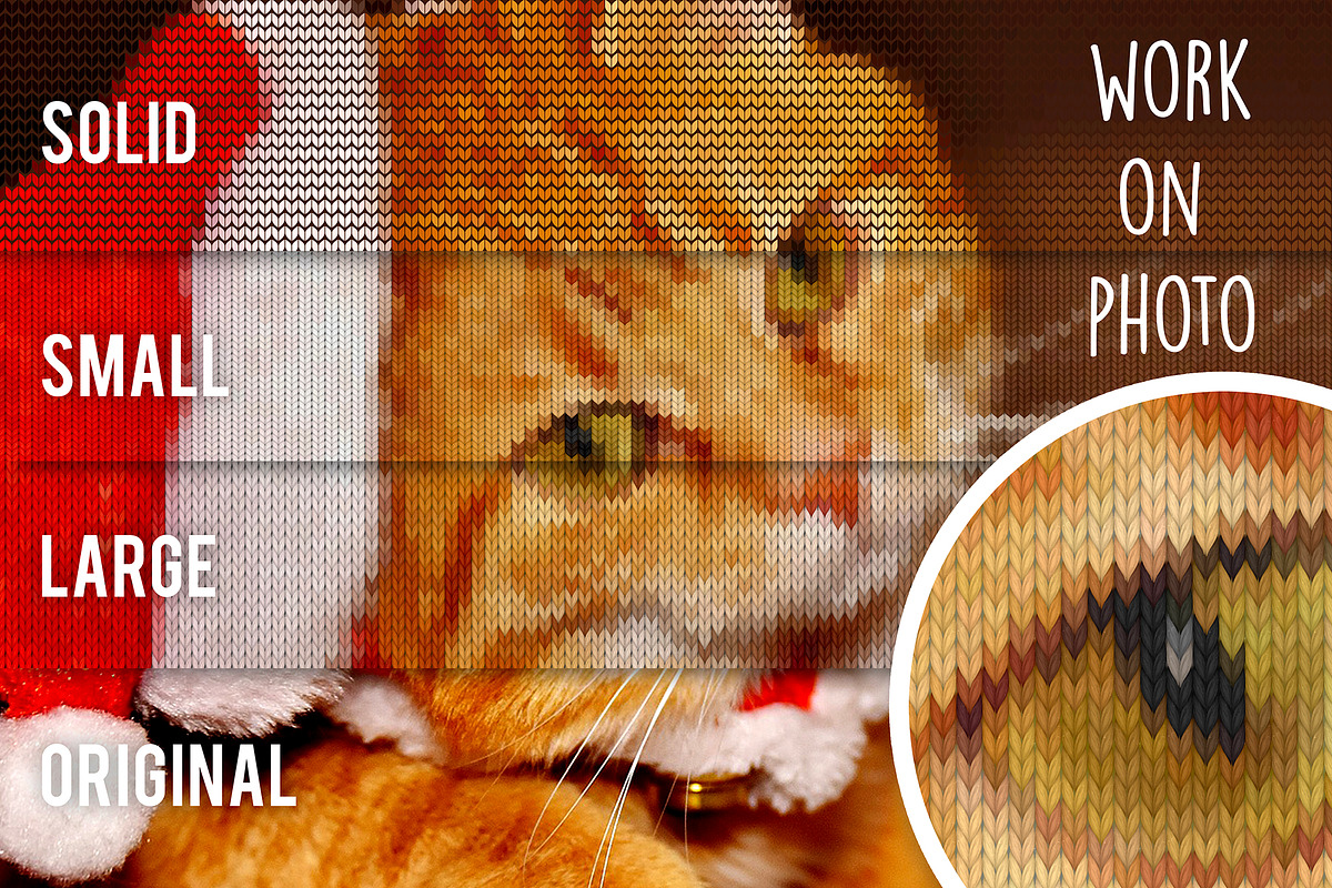 Ugly Christmas Sweater Photoshop Act, an Action Add-On by beetlepixels (Photo 7 of 14)