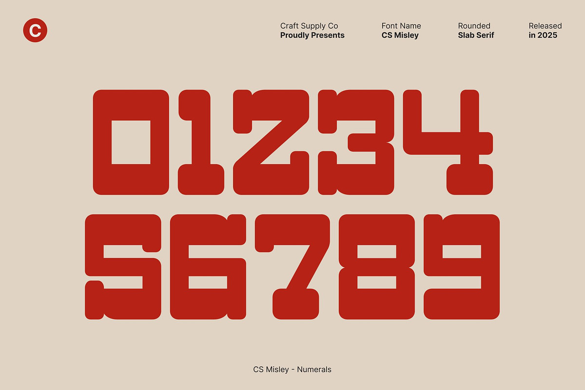 CS Misley – Slab Serif Font, a Slab Serif Font by Craft Supply Co. (Photo 5 of 8)
