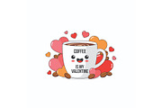 Valentine’s Day Cute Icons Set, an Object Illustration by Designer_Momina (Thumbnail 2 of 21)