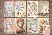Marie Antoinette Scrapbook Kit, a Person Illustration by Secret Helper (Thumbnail 3 of 8)