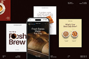 BREW | Instagram Post & Story (I), a Social Media Template by Prapti Design (Thumbnail 1 of 10)