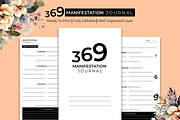 369 Manifestation Journal, a Stationery Template by Hurairagraphics (Thumbnail 1 of 4)