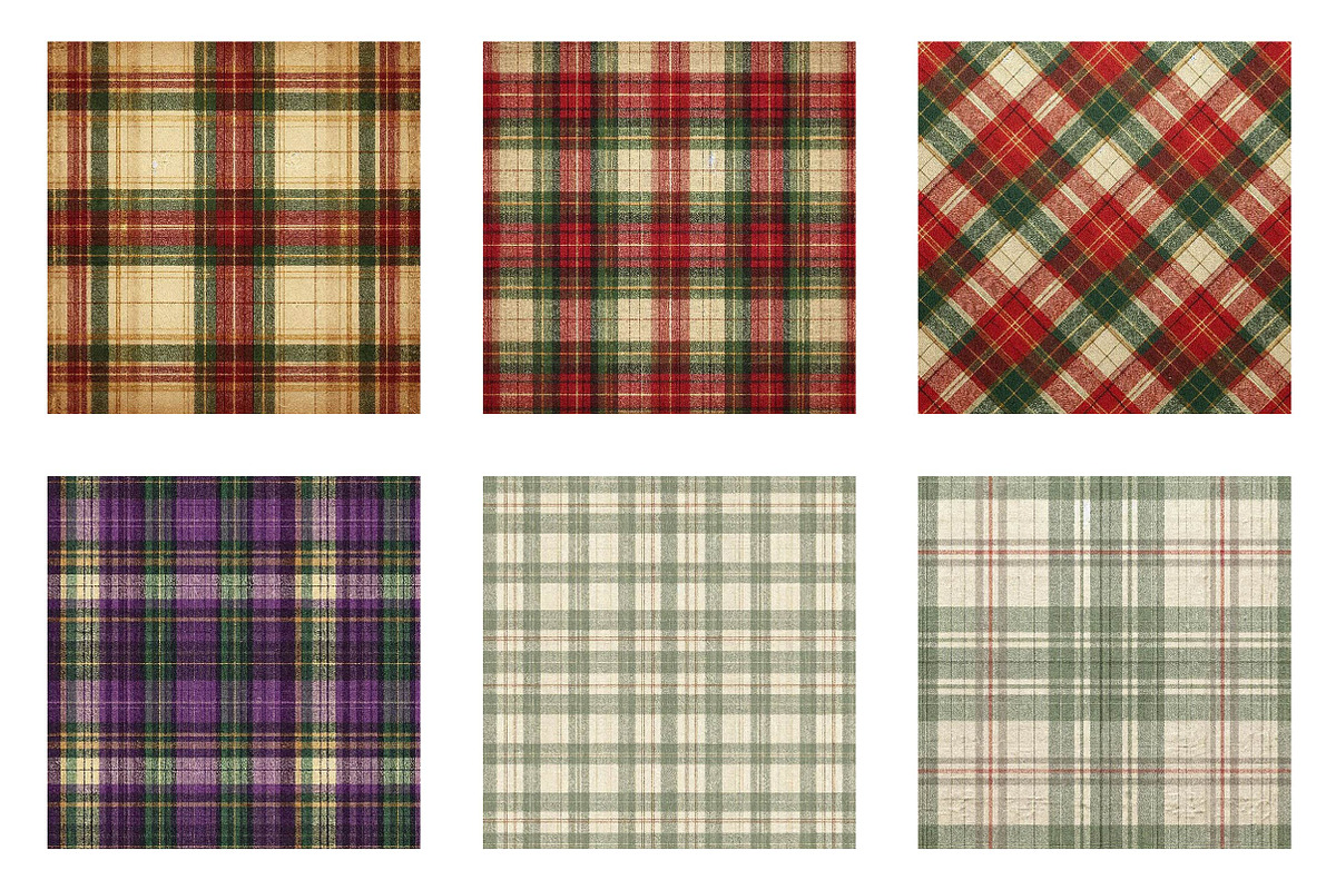 Heritage Christmas Plaid Papers, a Pattern Graphic by fashionaddict (Photo 4 of 6)