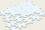 3D Puzzled Mock-Up 01, a Social Media Template by Graphicsworld125 (Thumbnail 2 of 4)