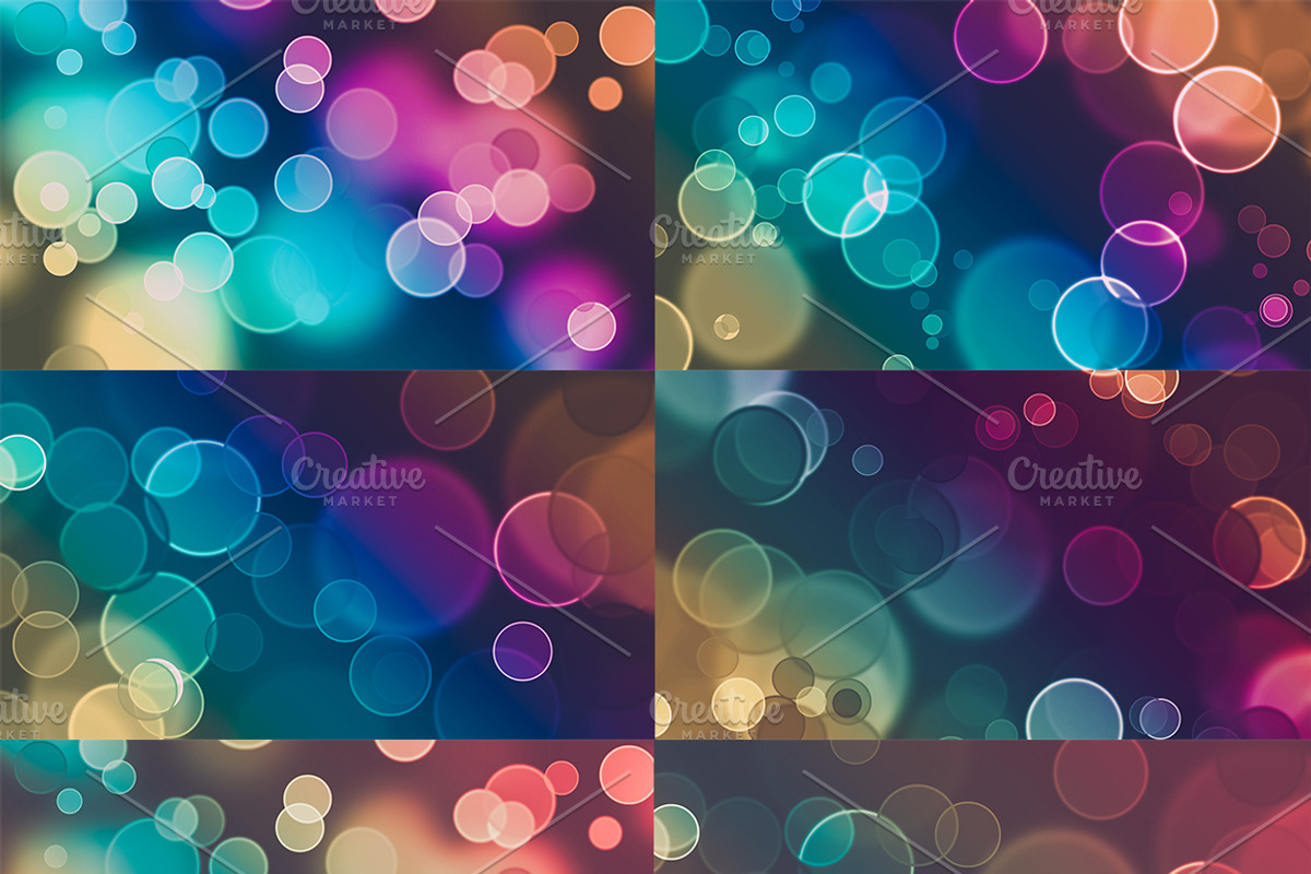16 Modern Bokeh in Pastel Tones preview 4