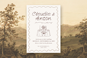 Aesthetic Elegant Romantic Script, a Script Font by Nonceni (Thumbnail 2 of 12)