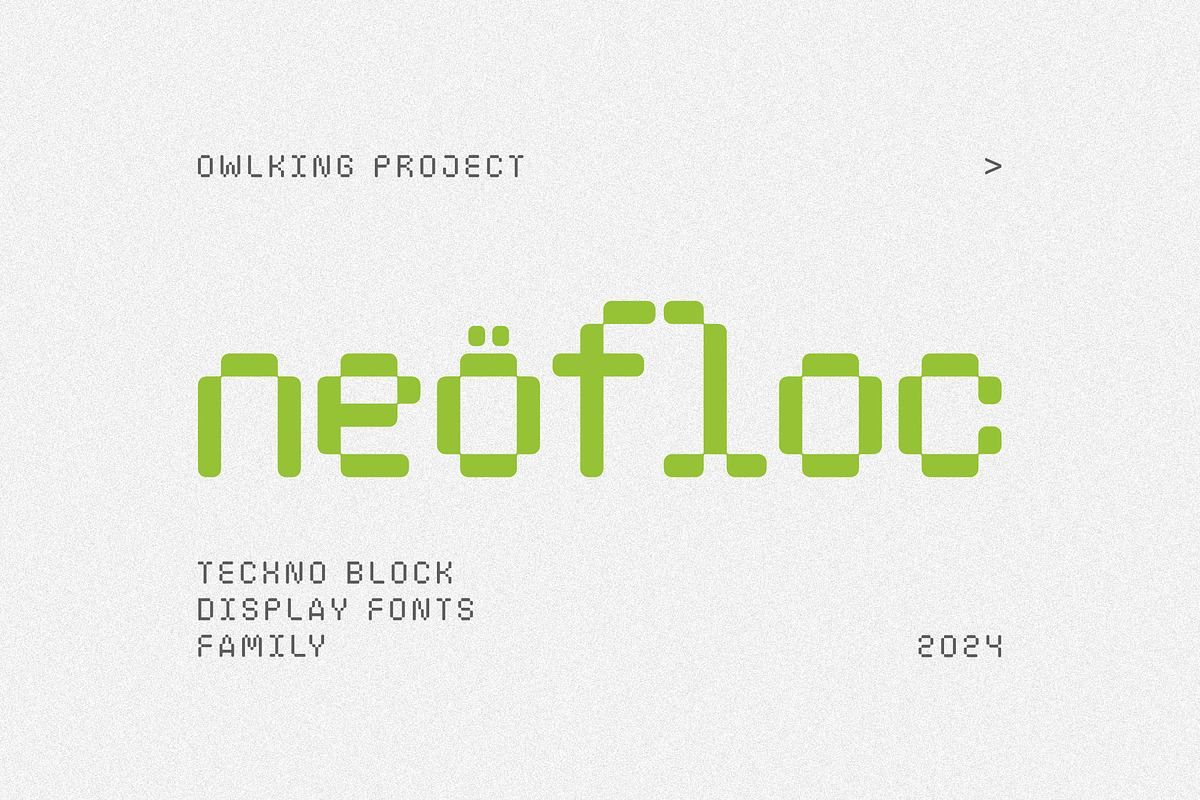 Neofloc, a Sans Serif Font by OWL KING (Photo 1 of 14)