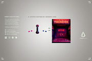 Retro Gaming Synthwave Arcade Flyer, a Flyer Template by Storm Pixels (Thumbnail 3 of 4)
