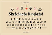 Sketchnote, a Handwritten Font by Delve Fonts (Thumbnail 6 of 7)