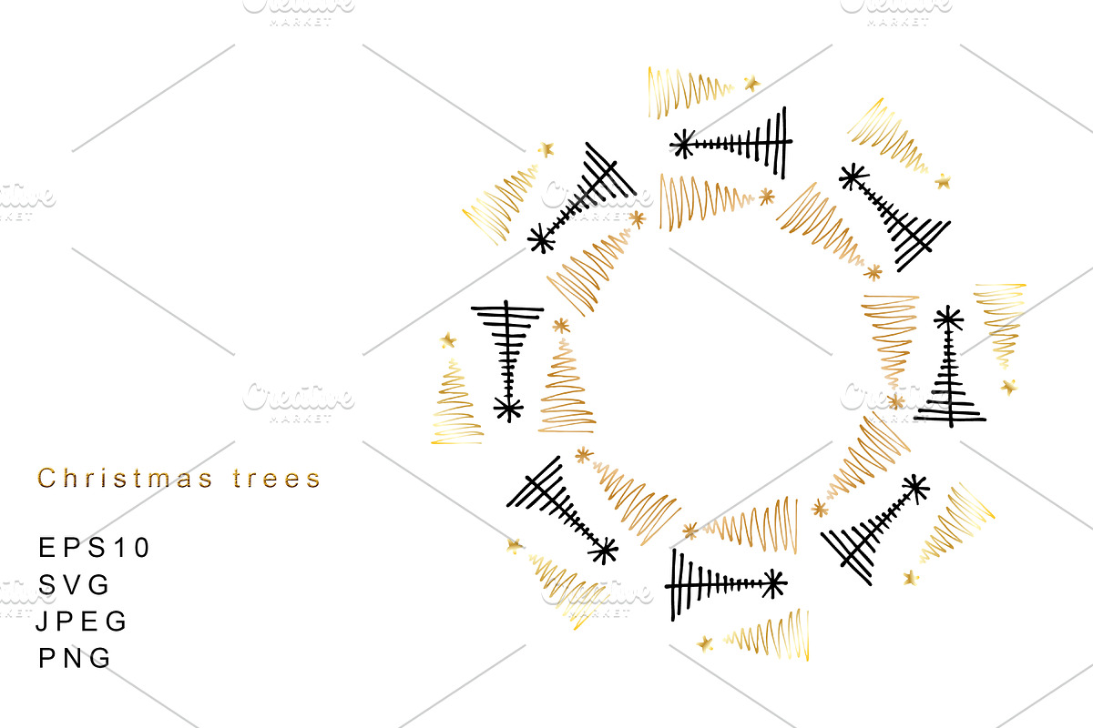 Christmas Tree Bundle, a Graphic by kh_cat (Photo 7 of 11)