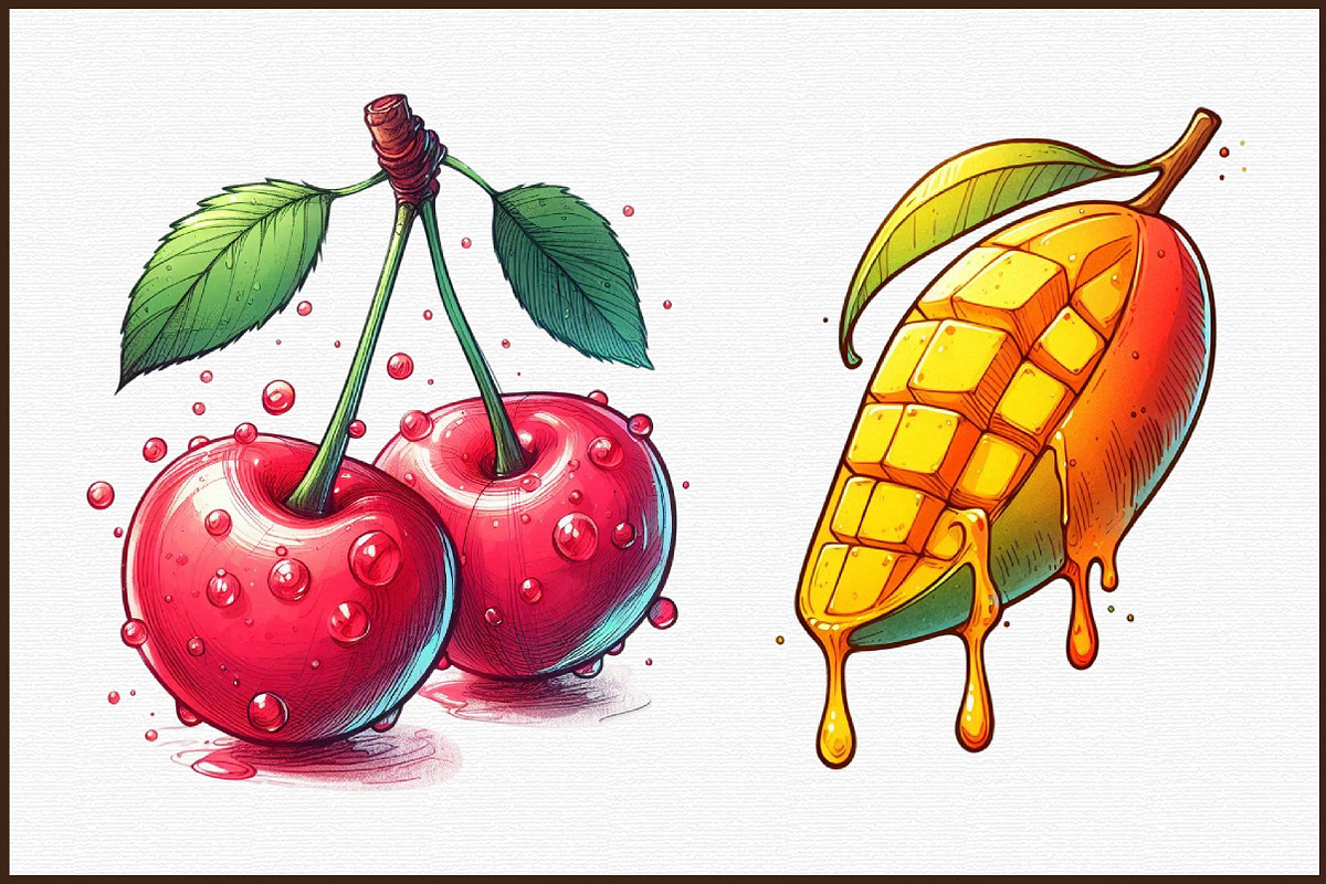 Watercolor Summer Fruit Clipart Bund, an Illustration by Sublimation Artist (Photo 3 of 6)