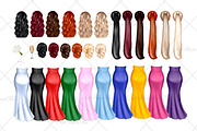 Bridesmaids Plus Size Art, a Person Illustration by DekoArt (Thumbnail 2 of 4)