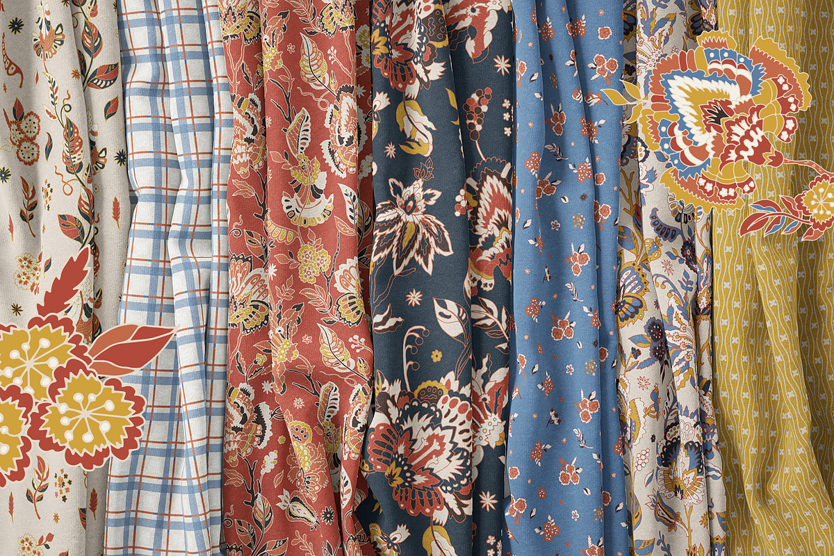 COTTAGECORE FOLK PATTERN COLLECTION, a Pattern Graphic by Sonulkaster (Photo 3 of 11)