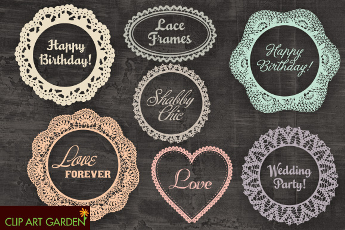 Lace frames and tags. preview 2