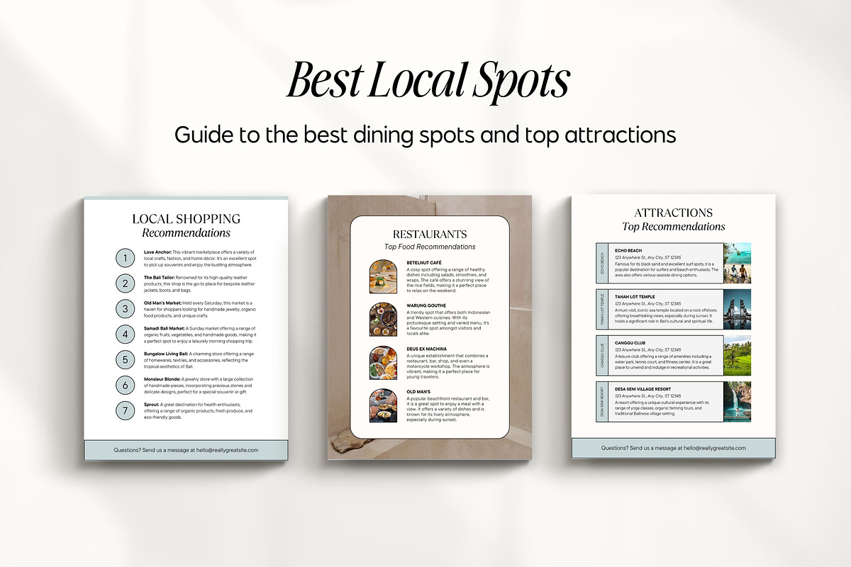 Airbnb Welcome Book Canva Templates, a Magazine Template by Fallon Gerst (Photo 18 of 23)