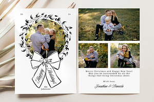 Christmas Card Template CC223, a Card Template by Always Templates